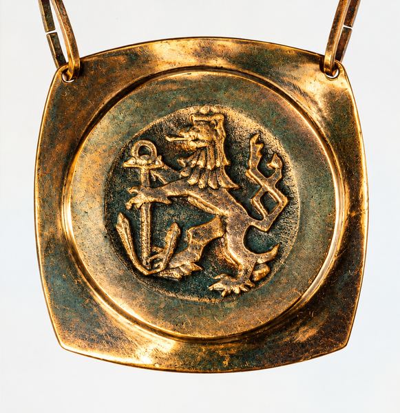 Contador Medaille St. Sebastianus Jägercorps Düsseldorf Rückseite