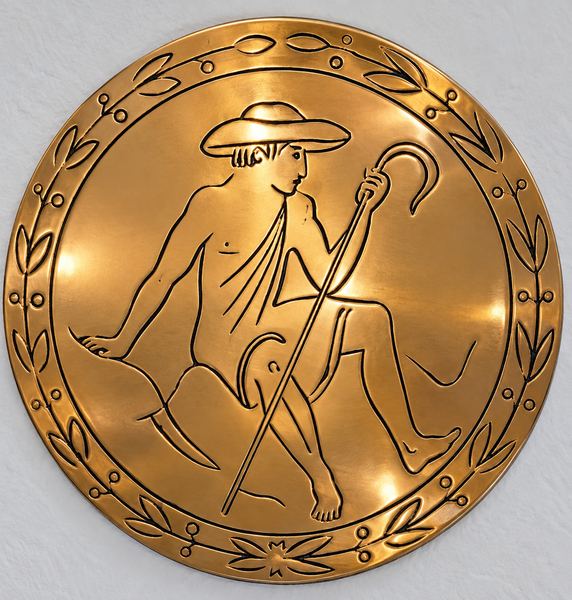 Medaille Antiker Schäfer
