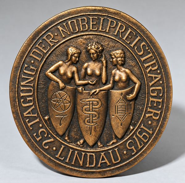 Medaille Jubiläumstagung der Nobelpreisträger in Lindau